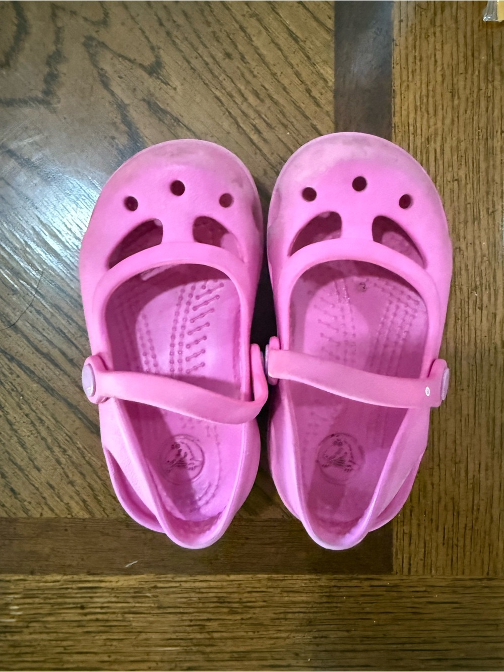 Pink Crocs